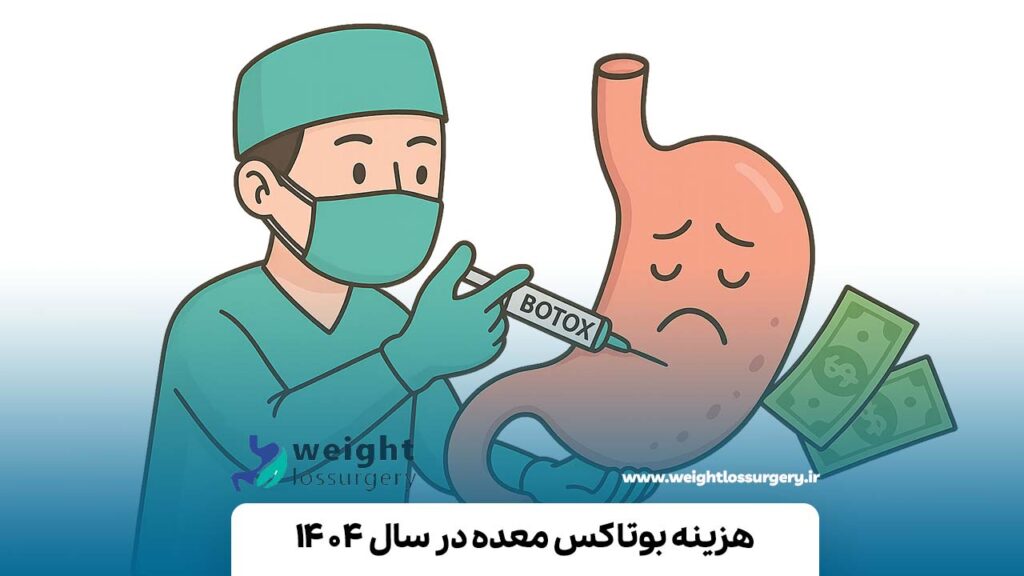 هزینه بوتاکس معده 1404